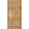 Ekena Millwork Spaced Board-n-Batten Shutters w/Z-Bar, Rough Sawn Western Red Cedar, 28 7/8W x 59H, PR RBS06Z29X059RWR - alternate 4